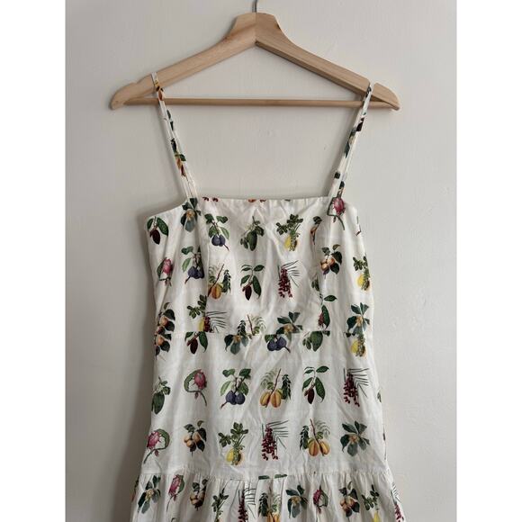 PETAL & PUP Botanique White Midi Dress Size Medium - Picture 5 of 10